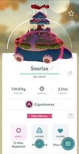 Gigantamax Snorlax - Pokemon Trade GO - Afbeelding 1 van 3