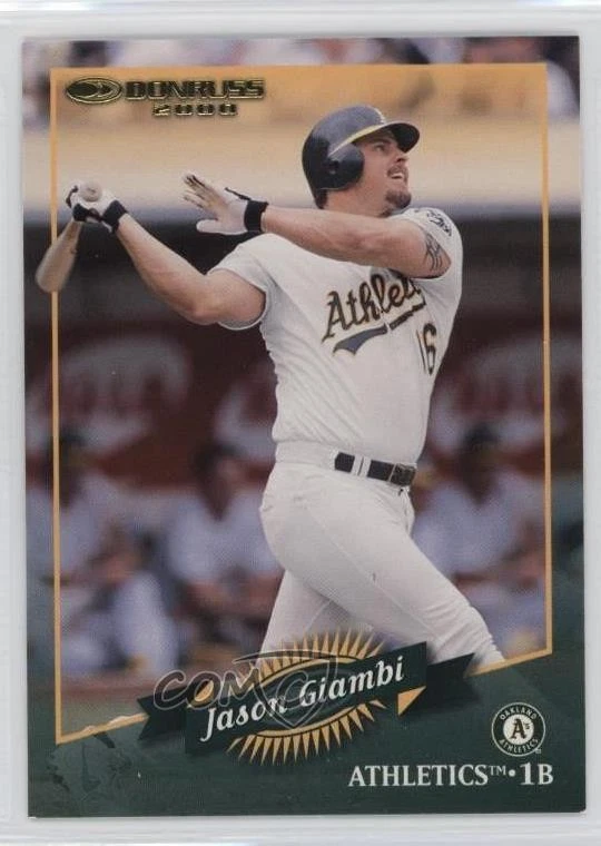 2001 Donruss 2000 Retroactive Jason Giambi #49 - Image 1 of 2