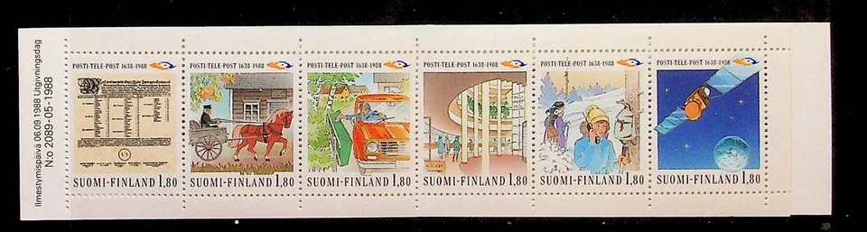 FINLANDIA Sc 781 NH FOLLETO DE 1988 - SERVICIO POSTAL - (FMJ25) Foto 1 de 1