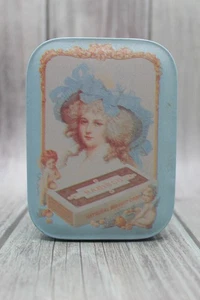 Vintage Nabisco Tin: Edwardian Lady & Angels, Trinket Box - Picture 1 of 6