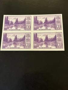 US 758 MNH Block CV$4- Lot A-81069 - Picture 1 of 2