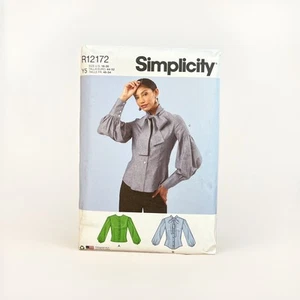 Simplicity 12172 Blouses w/Sleeve Variations 18-26 Pattern Uncut - Picture 1 of 2