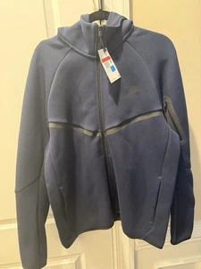 Nike Sportswear Tech Fleece Zip Up Hoodie Obsidian HV0949-451 Herren Gr. Large NEU - Bild 1 von 3