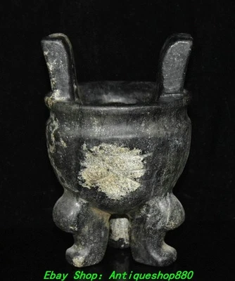 Estatua incensaria quemador de incienso quemador de incienso de 7"" antigua cultura Hongshan Foto 1 de 4