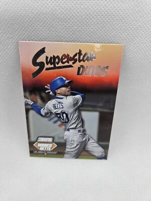 2021 Stadium Club Superstar Duos #2 Cody Bellinger Mookie Betts Dodgers - Image 1 of 2
