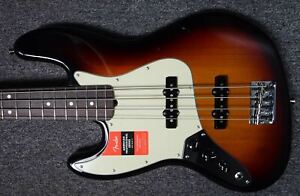Fender American Pro Jazz LEFTY, 3-Tone Sunburst with Rosewood Fingerboard