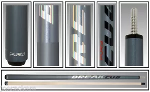 Fury SR Serie Break Cue Modell 101, FUBKGY - GRAU - 13,00 mm Schaft - KOSTENLOSER VERSAND - Bild 1 von 1