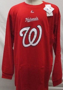 Washington Nationals Men Big & Tall XLT-6X Critical Victory LS Shirt MLB - Picture 1 of 5