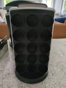 Keurig Pod Holder K Cup Spin Carousel Holds 30 Pods KCC 30 Black Silver NO BOX - Picture 1 of 6