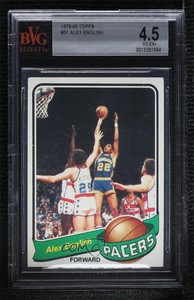 1979-80 Topps Alex English #31 BVG 4.5 Rookie RC HOF