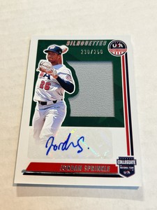 2022 STARS & STRIPES JORDAN SPRINKLE 230/250 SILHOUETTE PATCH AUTO USA SP