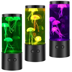 LED Jellyfish Lamp with 7 Colors Changing USB/Battery Operated Night Light↕ - Picture 1 of 12