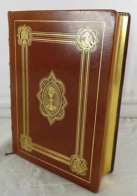 1887-Antique Fine Binding Roman Missal Christian Bible Art Book Prayer Book - Image 1 of 4