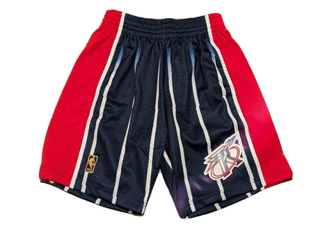 Mens Mitchell & Ness NBA Swingman Road Shorts Houston Rockets 96-97 Cover