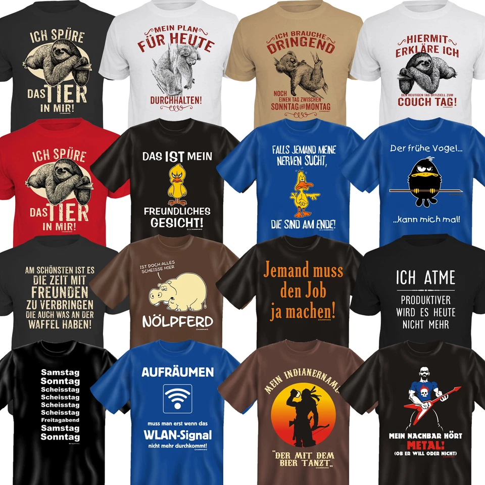 GESCHENKEPARADIES 24 T-Shirt lustige Sprüche Hobby Freizeit Geschenke witzig Männer Job chillen relax