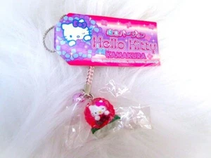 HELLO KITTY VINTAGE KEYCHAIN CHARM ZIPPER MASCOT VINTAGE KAMAKURA VERSION RARE - Picture 1 of 2