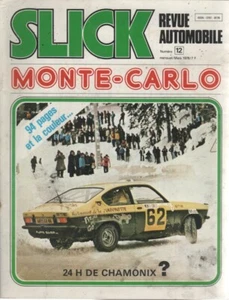 SLICK 12 #12 1978 MONTE CARLO SIMCA 1000 RALLYE 3 PUNCH CROSS FORD CAPRI PRODUKT - Bild 1 von 2