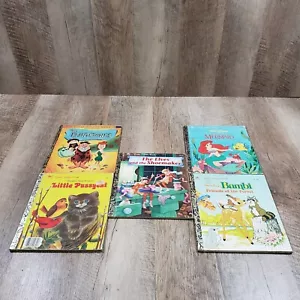 Lot of 5 Little Golden Books, Vintage Children's Picture Books Hardcover Disney - Foto 1 di 11
