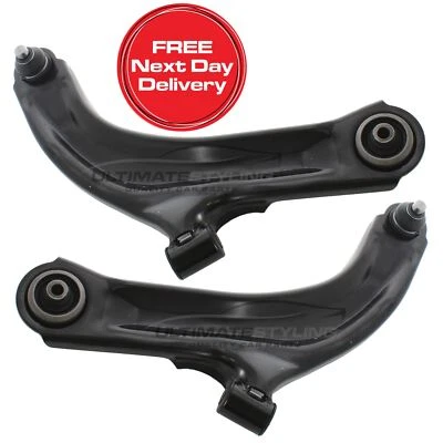 Fits Nissan Micra K12 2002-2011 Steel Front Lower Wishbone Arms 1 Pair 16mm Cone - Image 1 of 4