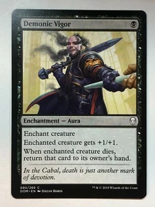 MTG Demonic Vigor Dominaria 85/269 Regular Common - Bild 1 von 1