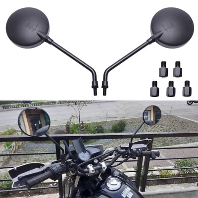 Espejos retrovisores laterales redondos para moto 8 mm 10 mm para Suzuki GN125 GN250 GN400 Foto 1 de 4