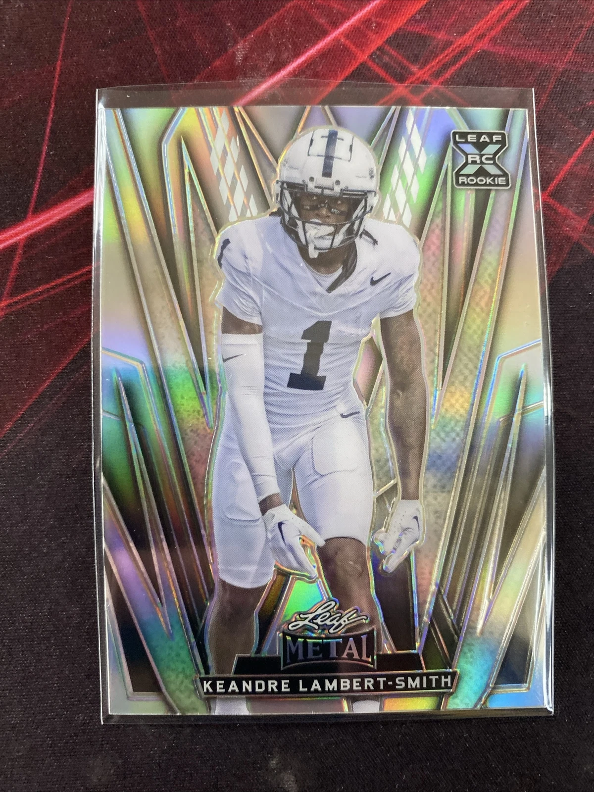 2024 Leaf Metal Draft Prismatic Silver Keandre Lambert-smith Rookie RC