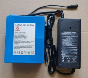BATTERIA LITIO RICAMBIO E-BIKE BICICLETTA E SCOOTER ELETTRICA 24v 10ah - Foto 1 di 3
