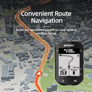 GPS Bicycle Computer Cycling Odometer Wireless Speedometer Route Navigation - Picture 1 of 34