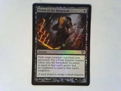 Foil Ritual of the Returned	 Journey into Nyx - Magic the Gathering MTG Black - Image 1 of 2