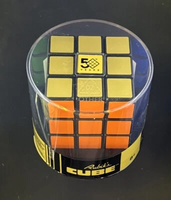 Cubo de Rubik 50 Aniversario 50 Años Color Dorado Top Nuevo Foto 1 de 4