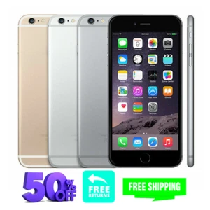 Apple iPhone 6 Plus 16GB 64GB Unlocked Verizon Screen 5.5" Smartphone 4G - Picture 1 of 8