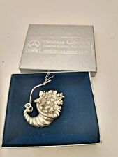 Aitkens Canadian Crafted Fine Pewter Pendant Xmas Collection "Horn of Plenty"