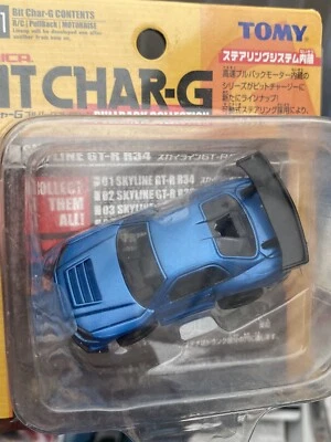 🎁🎁 Tomy “Super Bit Char-G”pullback collection GP-01 Skyline GT-R R34 🎁🎁 - Image 1 of 4