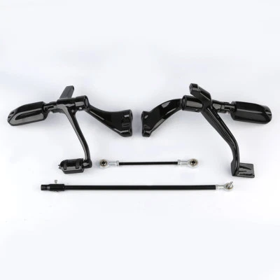 Controles delanteros estriberas aptas para Harley Sportster Iron 883 1200 personalizadas 14-up Foto 1 de 4