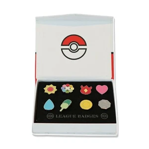 Pokemon Cartoon Anime Gym Badges for Cosplay - Collector Box - Picture 1 of 16
