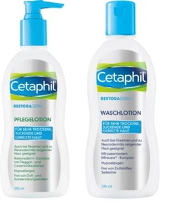 CETAPHIL Restoraderm Waschlotion und Pflegelotion je 295ml TOPANGEBOT - Bild 1 von 3