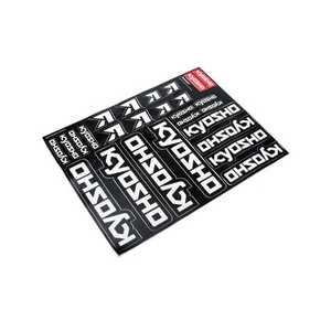 36275 Kyosho Adesivi Team Driver Decals Nero per MP9 MP10 - Bild 1 von 1