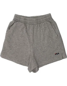 FILA Girls Sport Shorts 13-14 Years Grey Cotton BD72 - Picture 1 of 3