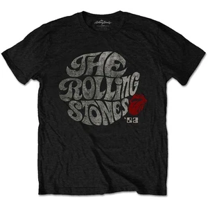 Neu mit Etikett Rolling Stones Unisex Swirl Logo '82 Baumwolle kurzärmeliges T-Shirt schwarz - Bild 1 von 1