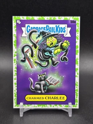 Charmed Charlee 50a Booger Green  Topps 2022 Garbage Pail Kids GPK Book Worms - Image 1 of 2