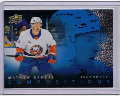 MATHEW BARZAL 25/26 2025 Upper Deck Compositions Insert Card #CMP-14 SPECKLE SP - Image 1 of 2