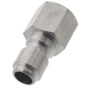 Erie Tools Hochdruckreiniger 3/8" Innengewinde NPT auf Schnellanschlussstecker Stahlkupplung - Bild 1 von 2