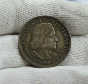 1893 US Columbian Expo Commemorative 50c XF (Cleaned) - Picture 1 of 2