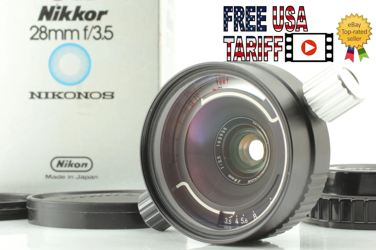 Nikon NIKKOR f/3.5 Camera Lenses 28mm Focal for sale | eBay