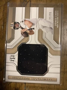 DEREK CARR 2024 NATIONAL TREASURES ENORM TREASURES PATCH /99 - Bild 1 von 2