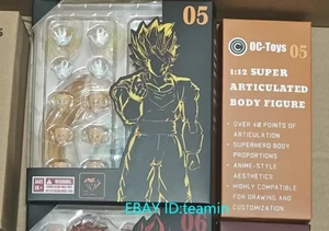 OC Toys 005 SHF Vegetto 3.0 versión pelo amarillo Figura de acción 1/12 coleccionable - Imagen 1 de 3
