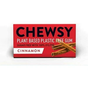 š 12 x Chewsy Natural Cinnamon Plant-based Plastic-free Gums 15g - Picture 1 of 1