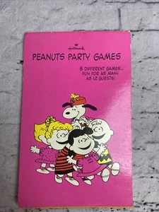 Folleto de actividad vintage de juegos de fiesta de cacahuetes *leer (H34) - Imagen 1 de 7