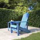 Garden Adirondack Chair Hdpe Aqua Blue Vidaxl