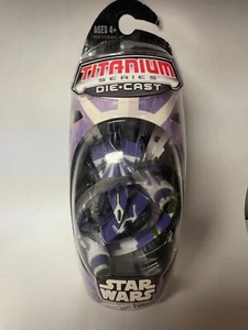 Plo Koon's Jedi Starfighter Star Wars Titanium Series Die Cast Vehicle Ship 2007 - Imagen 1 de 2